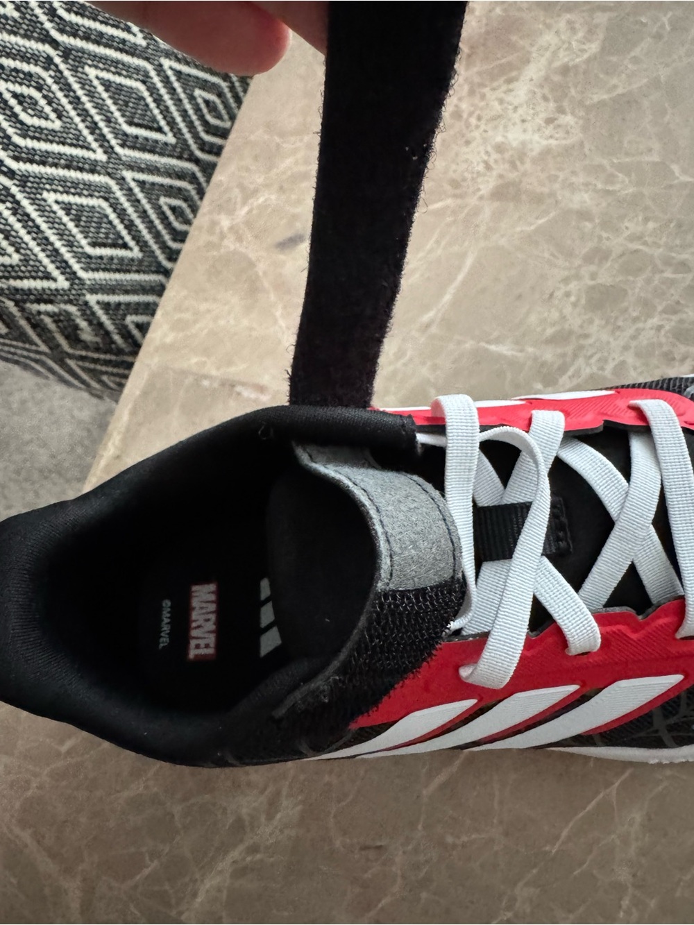 ADIDAS MARVEL SPIDER-MAN RUNFALCON SHOES KIDS 13K - Picture 8 of 12